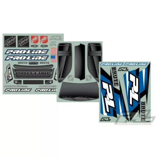 Pre-Cut Brute Bash Armor (White) Body for ARRMA Kraton 8S