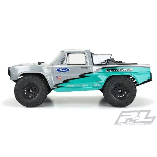 Pre-Cut 1967 Ford F-100 Race Truck Clear Body for Slash 2wd, Slash 4x4 & PRO-Fusion SC 4x4 (with extended body mounts) (PRO355117)
