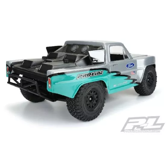 Pre-Cut 1967 Ford F-100 Race Truck Clear Body for Slash 2wd, Slash 4x4 & PRO-Fusion SC 4x4 (with extended body mounts) (PRO355117)