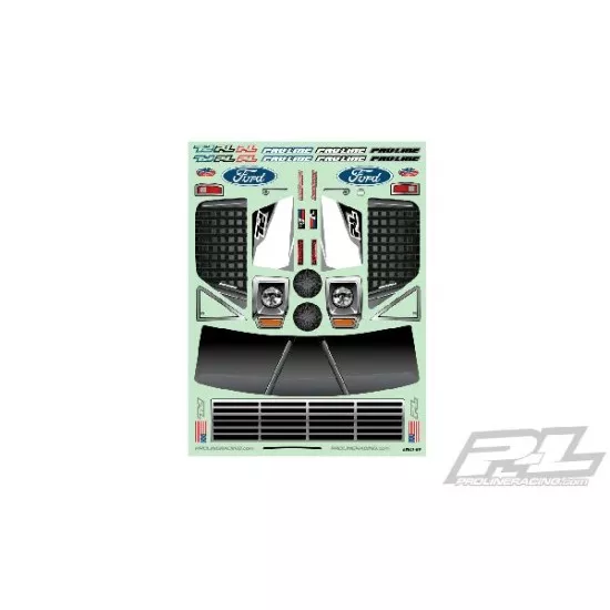 Pre-Cut 1967 Ford F-100 Race Truck Clear Body for Slash 2wd, Slash 4x4 & PRO-Fusion SC 4x4 (with extended body mounts) (PRO355117)