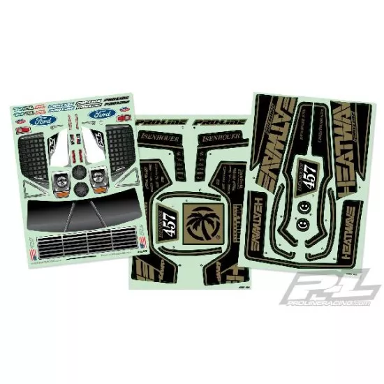 Pre-Cut 1967 Ford F-100 Race Truck Heatwave Edition Tough-Color (Black) Body for Slash 2wd, Slash 4x4 & PRO-Fusion SC 4x4 (with extended body mounts) (PRO355118)