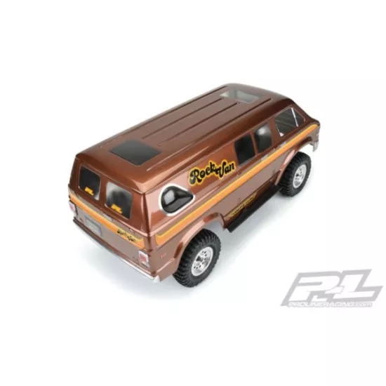 70s Rock Van Clear Body for 12.3" (313mm) Wheelbase Scale Crawlers