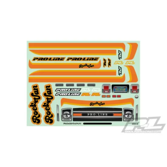 70s Rock Van Clear Body for 12.3" (313mm) Wheelbase Scale Crawlers