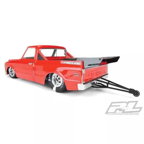 1972 Chevy C-10 Clear Body for Slash 2wd Drag Car & AE DR10 (with trimming) (PRO355700)