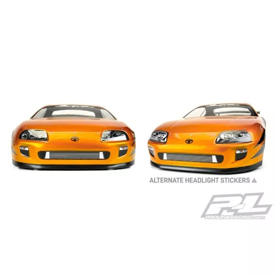 1995 Toyota Supra Clear Body for Losi 22S No Prep Drag Car, Slash 2wd Drag Car & AE DR10