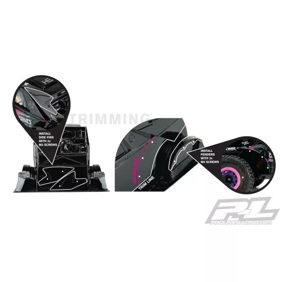 Megalodon Desert Buggy Clear Body for Slash 2wd & Slash 4x4 (PRO356300)