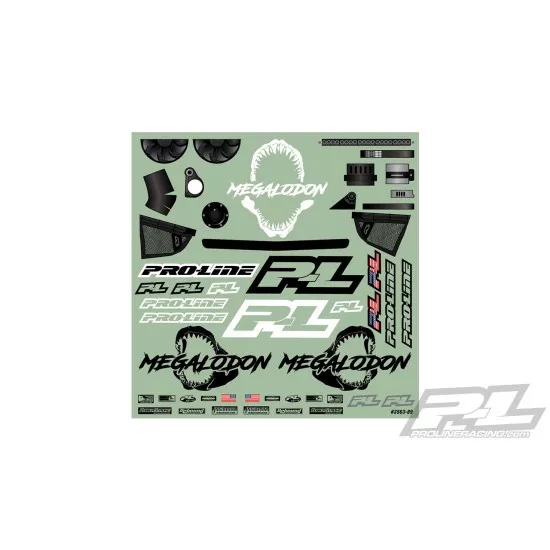 Megalodon Desert Buggy Clear Body for Slash 2wd & Slash 4x4 (PRO356300)