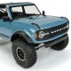 2021 Ford Bronco Clear Body Set with Scale Molded Accessories for 11.4" (290mm) Wheelbase Scale Crawlers