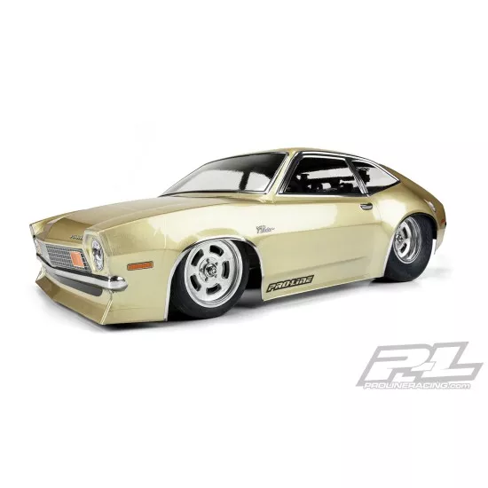 1972 Ford Pinto Clear Body for Bandit (with #6070-00 extended body mounts), AE SR10 & Other 11.25" Wheelbase 2wd Buggy Drag Cars