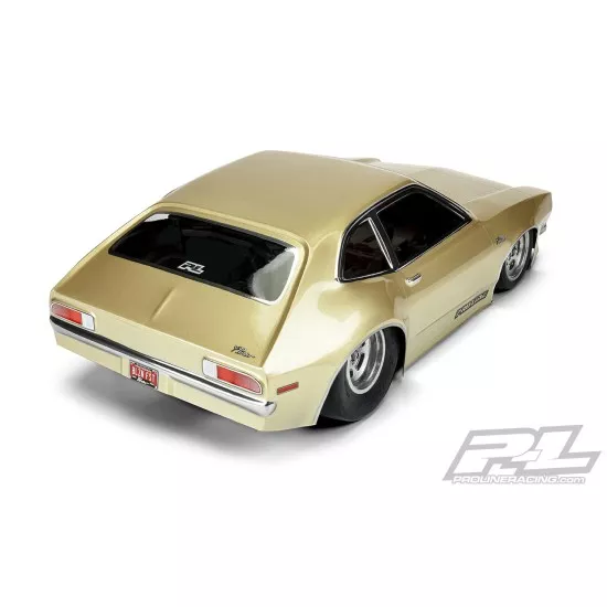 1972 Ford Pinto Clear Body for Bandit (with #6070-00 extended body mounts), AE SR10 & Other 11.25" Wheelbase 2wd Buggy Drag Cars