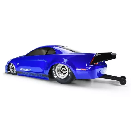 1999 Ford Mustang Clear Body for Losi 22S No Prep Drag Car, Slash 2wd Drag Car & DR10
