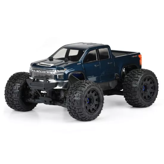 2021 Chevy Silverado 2500 HD Clear Body for E-REVO 2.0 & MAXX (with extended body mounts) (PRO358200)