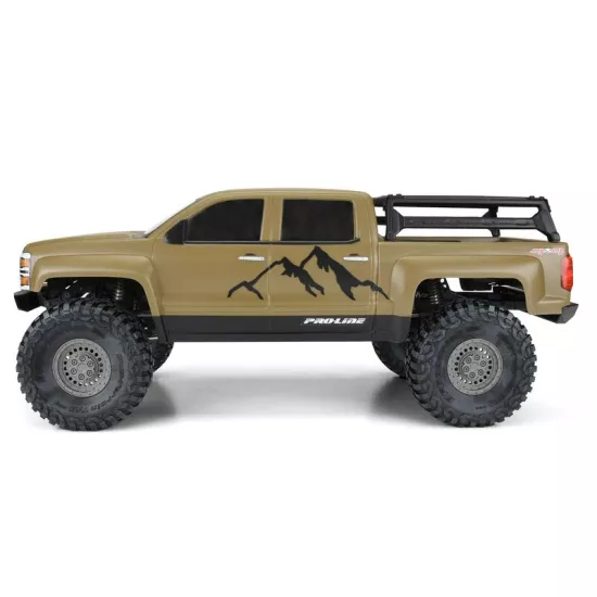 2015 Chevrolet Silverado Clear Body for 13.9" (353mm) Wheelbase Crawlers
