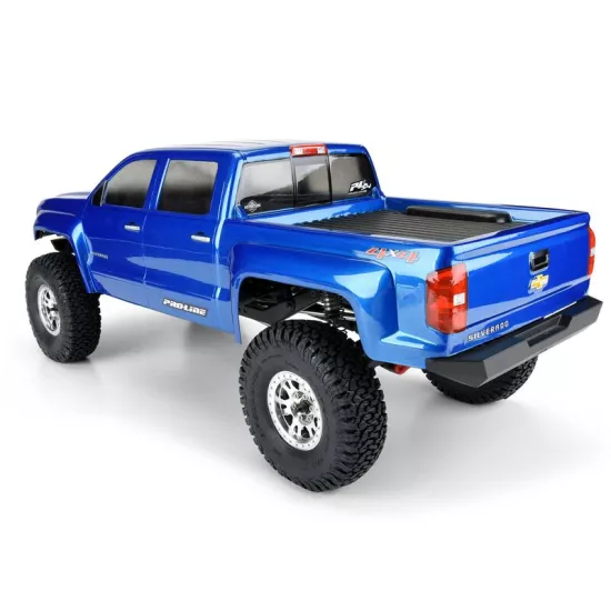 2015 Chevrolet Silverado Clear Body for 13.9" (353mm) Wheelbase Crawlers