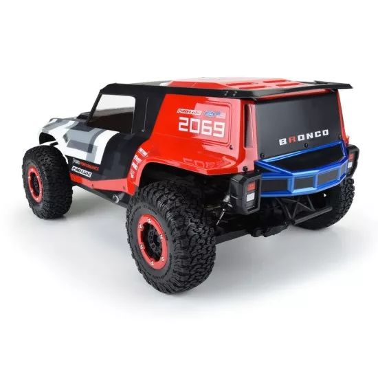 Ford Bronco R Clear Body for Tenacity SCT/TT Pro, Senton 4x4, Big Rock 4x4, Slash 2wd and Slash 4x4 (with extended body mounts) (PRO358600)