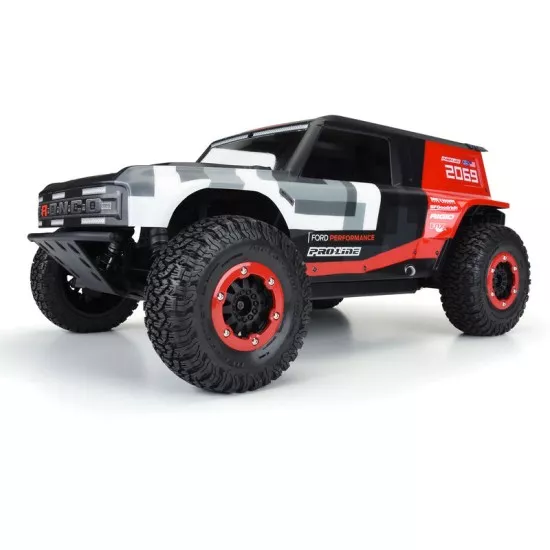Ford Bronco R Clear Body for Tenacity SCT/TT Pro, Senton 4x4, Big Rock 4x4, Slash 2wd and Slash 4x4 (with extended body mounts) (PRO358600)