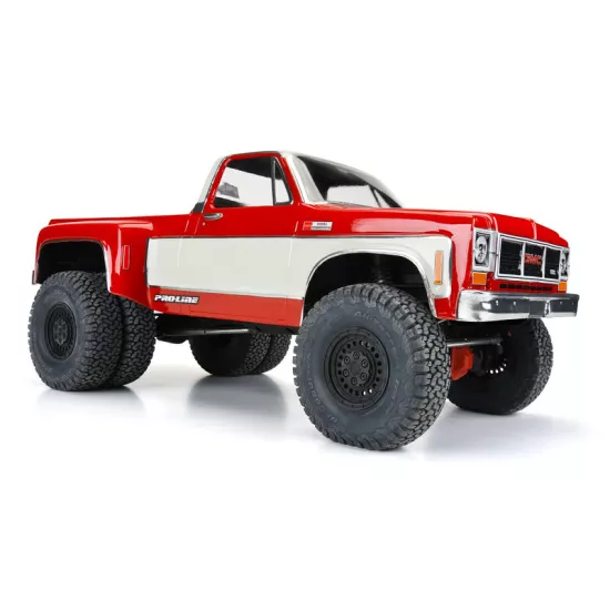 1973 GMC Sierra 3500 Clear Body for 12.3" (313mm) Wheelbase Scale Crawlers