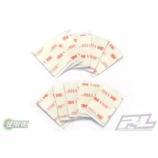 Pro-Line Double Sided Clear Mounting Tape (10pk)