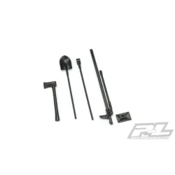 DIY Scale Accessory Assortment 2  (High Lift Jack, Pry Bar, Shovel, Axe)