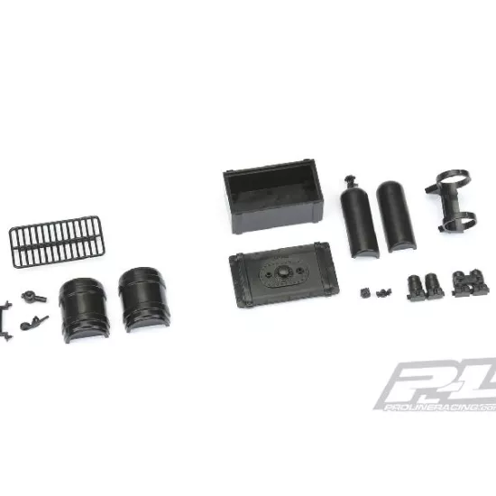 DIY Scale Accessory Assortment #8 (Fuel Cell, Nitro Bottle, Bottle Bracket, Fuel