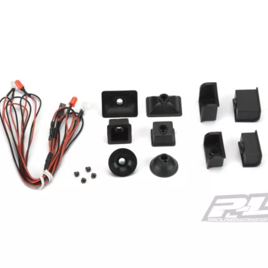 Universal LED Headlight & Tail Light Kit for Rock Crawling Bodies