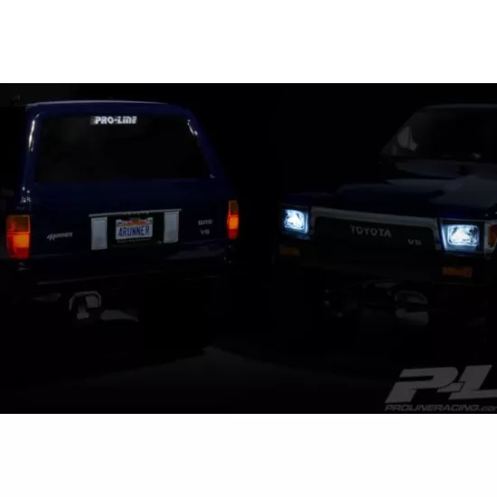 Universal LED Headlight & Tail Light Kit for Rock Crawling Bodies