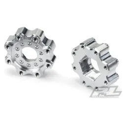 8x32 to 17mm ZERO Offset Aluminum Hex Adapters for Pro-Line 8x32 3.8" Wheels