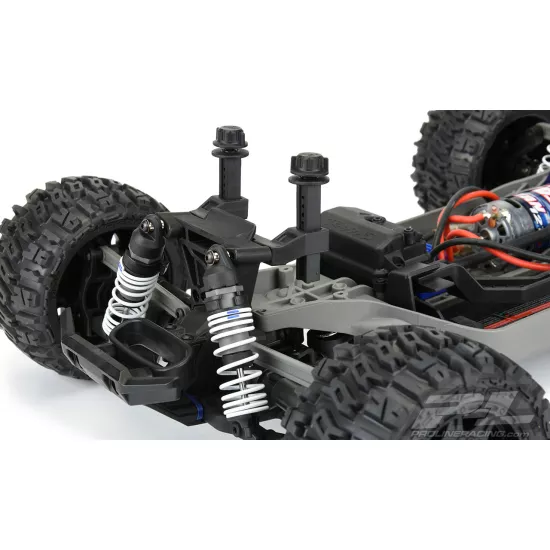Extended Front and Rear Body Mounts for Rustler 4x4