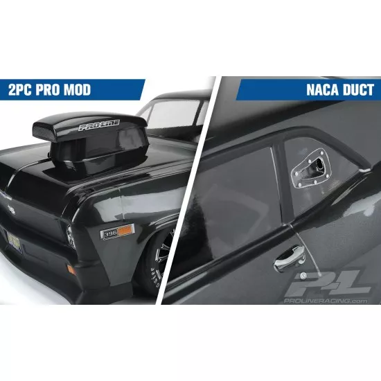 No Prep Drag Racing Optional Hood Scoops and Blowers Variety Pack (Clear) (PRO636800)