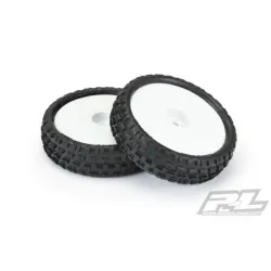 Wedge Squared 2.2 2WD Z3 (Medium Carpet) Off-Road Carpet Buggy Tires Mounted on