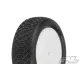 Electron 2.2” 2WD MC (Clay) Off-Road Buggy Tires Mounted on Velocity White Wheels for TLR 22 5.0 2WD Buggy Front