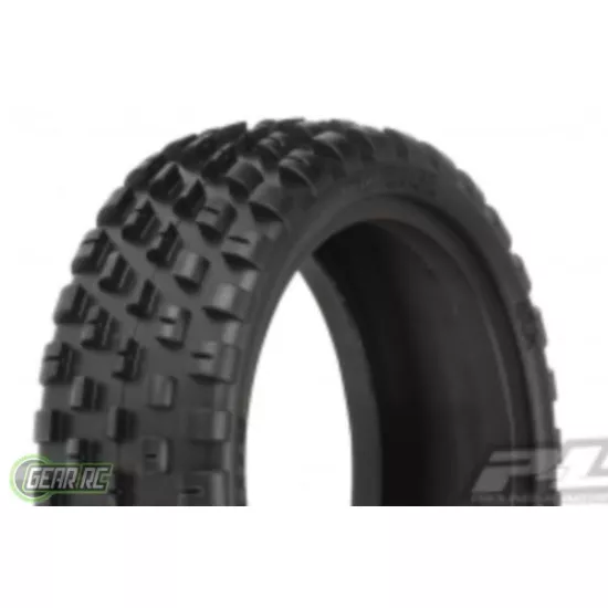 Wide Wedge 2.2 2WD Z3 (Medium Carpet) Off-Road Carpet Buggy Front Tires (2)