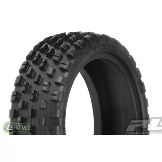 Wide Wedge 2.2 2WD Z4 (Soft Carpet) Off-Road Carpet Buggy Front Tires (2)