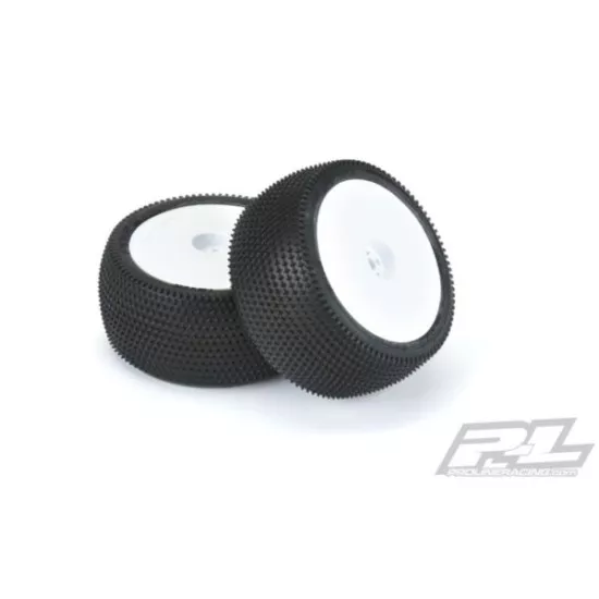 Prism 2.0 2.2 Z4 (Soft Carpet) Off-Road Carpet Buggy Tires Mounted on Velocity H