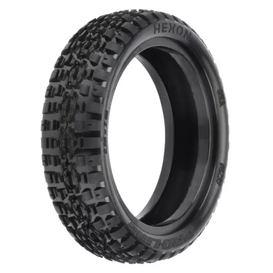Hexon 2.2 2WD Z4 (Soft Carpet) Off-Road Carpet Buggy Front Tires (2)