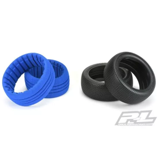 PROLINE 'SLIDE LOCK' MC SOFT 1/8 BUGGY TYRES W/CLOSED CELL