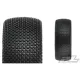 Slide Lock M3 (Soft) Off-Road 1:8 Buggy Tires Mounted on White Wheels (2) for Front or Rear