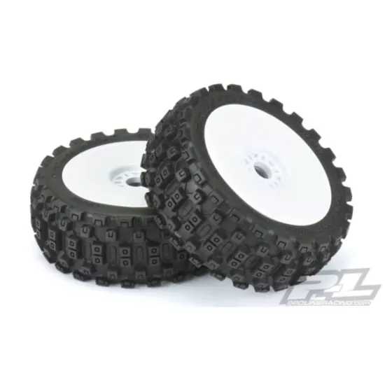 Badlands MX M2 1:8 Buggy MTD White Wheels F/R (PRO906731)
