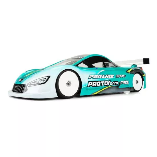 Protoform 1/10 P63 Light Wght (0.65mm) Clr Bdy for 190mm TC