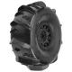 Proline Dumont Sand/Snow Tires Mounted on Raid Black 6x30 Removable 17mm Hex Wheels (2) for Mojave 6S and UDR Front or Rear