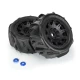 1/6 Dumont Snd/Snw Tires F/R MTD 24mm Black Raid(2)