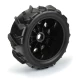 1/6 Dumont Snd/Snw Tires F/R MTD 24mm Black Raid(2)