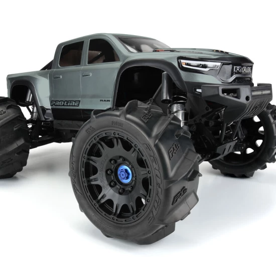 1/6 Dumont Snd/Snw Tires F/R MTD 24mm Black Raid(2)