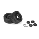 Proline Menace HP 5.7” Street BELTED Tires Mounted on Raid Black 8x48 Removable 24mm Hex Wheels (2) for X-MAXX, KRATON 8S & Other Large Vehicles Front or Rear