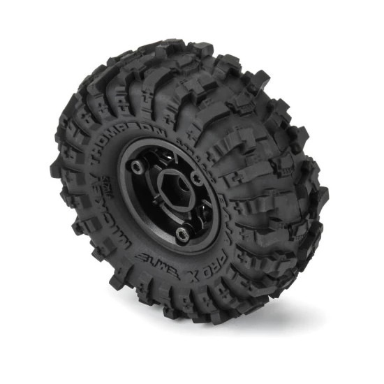 Proline 1/24 MT Baja Pro X F/R 1.0 Tires MTD 7mm Blk (4)
