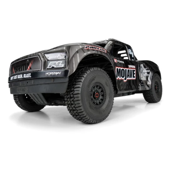 Proline 1/7 Mirage TT Fr/Rr MT Tires Mtd 17mm Blk Raid (2)