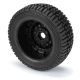 Proline 1/7 Mirage TT Fr/Rr MT Tires Mtd 17mm Blk Raid (2)