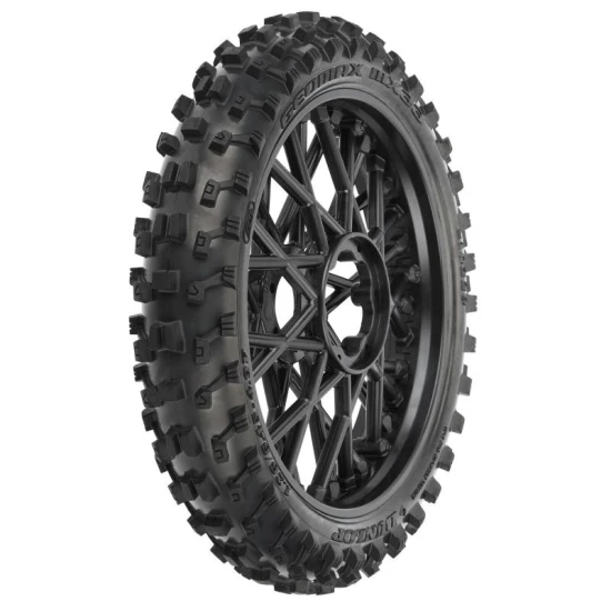 Proline 1/4 Dunlop Geomax MX33 CR4 Front Tire MTD Black: Promoto-MX