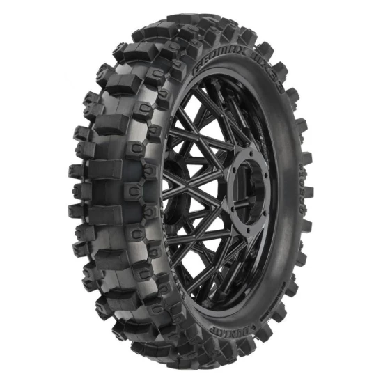Proline 1/4 Dunlop Geomax MX33 CR4 Rear Tire MTD Black: Promoto-MX