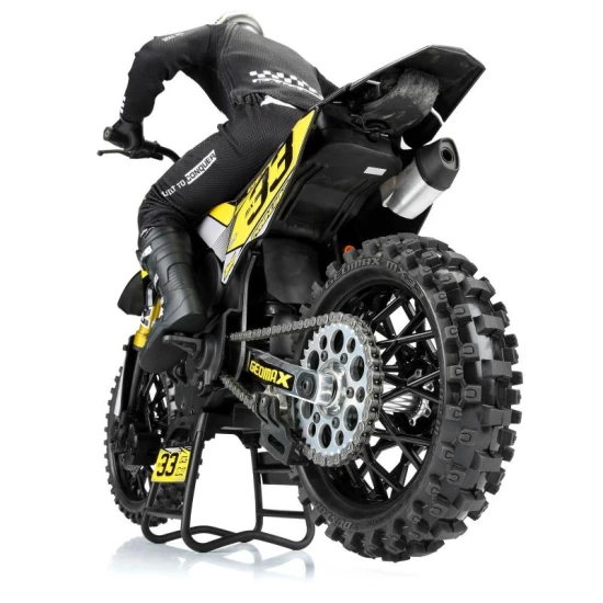 Proline 1/4 Dunlop Geomax MX33 CR4 Rear Tire MTD Black: Promoto-MX